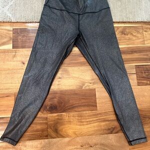 Lululemon leggings. Love these!!  Metallic shimmer